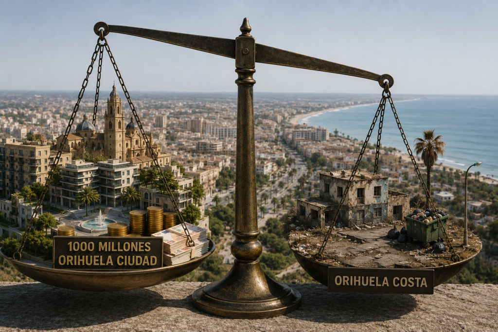 Orihuela Costa ha aportado a Orihuela ciudad mas de 1000 millones en su existencia. Es justo?